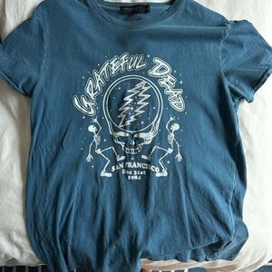 Junk Food Clothing Grateful Dead Blue Tee